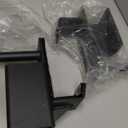 Fitvids 3" x 3" J-Hooks (Pair) for Power Cage and Squat Rack, Black