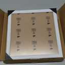 12x12 Wood Frame White, Modern Natural Woodgrain 12x12in Picture Frame, Rustic Wooden 12 x 12 inch Gallery Wall Photo Poster Frame with HD Plexiglass, Horizontal Vertical Wall Mounting Display 1pcs