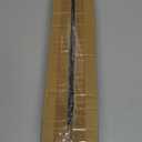 Shower Curtain Rod Adjustable 43-78 inch, 1"Diameter Spring Tension Curtain Rod No Drill, Anti-Rust Non-Slip Shower Rod, Black Shower Curtain Rod for Bathroom Tension