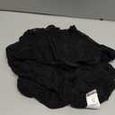 Women's Long Sleeve Mesh Tops See Through Sheer Tee Shirts Mock Neck Floral Embroidery Tops for Layering (Large, Bow Black)