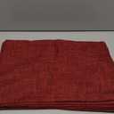 Christmas Placemats Set of 6, Bilayer Thickened Linen Place Mats Heat Resistant Machine Washable Wrinkle Free Carefully Selected Polyester Mats for Kitchen/Dining/Coffee Table (Deep Red)