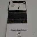 GUSGU Transparent Case with Wireless Keyboard for iPad Air 13-in.(M3/M2, 2025/2024), 7 Colors Backlight, Trackpad, 360Rotating Stand for iPad Pro 12.9-in (6/5/4/3 Gen), Tech Style (Shadow Circuit)