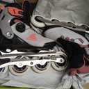 Rollerblade Macroblade 90 BOA® Women's Adult Fitness Inline Skate, Grey/Amethyst Rose, Performance Inline Skates Size 7/7.5
