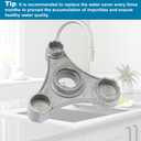 Faucet Aerator Removal Tool, Four Holes 4400276 Sink Faucet Aerator Key Installation Remover Tool Bubbler Wrench for Home Plumbing Repairing