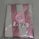 Pink Number Balloons for Sweet 6 Party Decorations, Sweet 6 Balloons Donut Candy Themed, Pink 6 Balloon Numbers for 6th Birthday Decorations for Girls