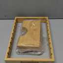 Bamboo Pot Lid Organizer Pot Lid Holder, Pot and Pan Organizer Drawer Organizer for Pot Lids, Pans, Cutting Boards & Baking Sheets, Dinner Plates, Reusable Containers in Cabinet Storage (Natural)