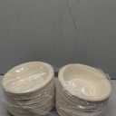 Paper Bowls 20 oz Heavy Duty, 150 Pack Disposable, Biodegradable Compostable, Eco-Friendly Made Of Sugarcane, Microwave Safe for Soup, Salad, Ice Cream, Dessert