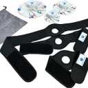 Classic Ice Packs for Injuries with Adjustable Securing Wrap, Hot or Cold Therapy, Refillable Packs, First Aid, Arthritis, Menstrual Cramps, Swelling, Pain Management (Bundle 6"/9"/11" Bags, 3 Sets)