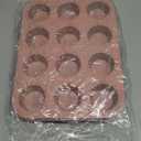 2-Pack Pink Nonstick Muffin Pans, 12-Cup Muffin Cake Pan, 5-Layer Free PFOA/PFOS/PTFE Safe Cupcake Pan, Durable & Easy-Clean Muffin Cup for Baking