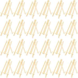 Bright Creations Wooden Mini Easel Stand For Office Desk Or Tabletop 9*13.5In ,24 Count