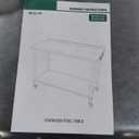 Stainless Steel Prep Table 36 x 24 in. Heavy Duty Metal Worktable with Adjustable Undershelf Kitchen Utility Tables