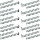 POWERTEC 5/16"-18 T Track Bolts 20 Pack for T Track, 3-1/2 Inch Long T Slot Bolts for Universal T Track, T Track Accessories for Woodworking Jigs and Fixtures (QTB1003)