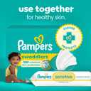 2 x Pampers Baby Wipes, Sensitive, Water Based Wipe, Clinically Proven, Hypoallergenic, and Unscented for Babies, 336 Wipes Total (4 Flip-Top Packs)