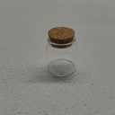 Bright Creations Small Glass Jars with Cork Lids, 50ml Mini Bottles for DIY Crafts, Party Favors, Sand - Pack of 24