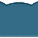 OHMO - Cat Food Mat, Silicone Pet Feeding Mat for Floor Non-Skid Waterproof Dog Water Bowl Tray, Easy to Clean Pet Placemat, 20"L x 12"W