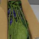 6 Pcs Blue Hydrangea Artificial Flowers Bouquets, Silk Hydrangea Heads with Thick Stems, Faux Hydrangeas Bulk Home Wedding Party Table Decoration