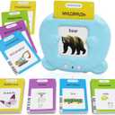 MAYAPHILOS Russian and English Bilingual Talking Flashcards with 224 Sight Words Fun Russian Language Learning Toys for Kids, Audible Pocket Speech for Toddlers Preschool Birthday