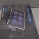 ICE COOREL Laptop Cooling Pad with 6 Cooling Fan, Laptop Cooler Fan with No Lights, Cooling pad for Laptop 15-17 Inches, Notebook Cooler Stand with 9 Height Adjustable, Cooler Pad for Lap or Desk Use