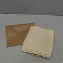NPBAG 5  Pack 15'' X 16'' Natural Cotton Tote Bags, Lightweight Blank Bulk Cloth bags with 1pc of PTFE Teflon Sheet (5-Pack) (Medium)
