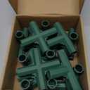 16PCS Fitting 16MM 4 Types Stable Support Heavy Duty Greenhouse Frame Building Connector Suitable for Grape Trellis Sunscreen Shed Gardening
