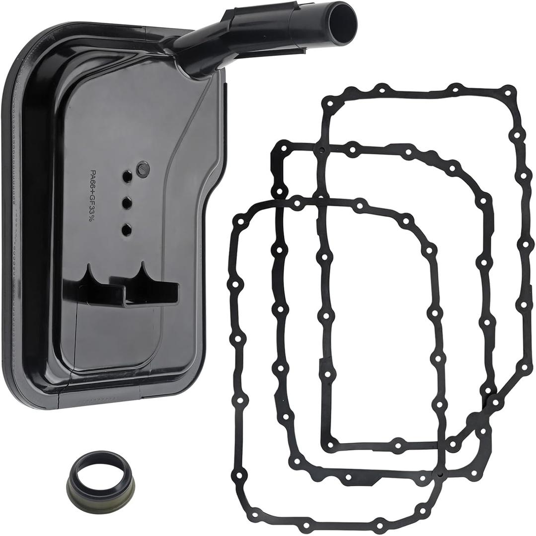6L80E 6L90E Automatic Transmission Filter Kit Fits for Chevy Express Silverado 1500 2500 3500 Suburban Cadillac Escalade XLR STS SRX GMC Canyon Savana Sierra Yukon Replaces# 24236933 24236517