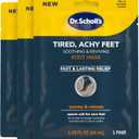 Dr. Scholl's Tired, Achy Feet Soothing & Reviving Foot Mask, 3 Pair, Warming Booties