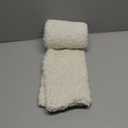 Faux Fur Wool Lumbar Pillow Cover 14 x 36 inch, Sherpa Long Pillow Cover Beige Luxurious Soft Couch Cover Case Home Decor for Sofa Bed Living Room, ONLY 1 Cover