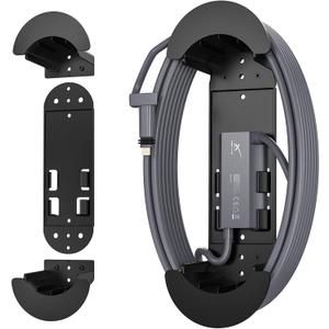 EDUP 2 in 1 Starlink Ethernet Cable Caddy & Starlink Ethernet Adapter Holder, Starlink Mounting Kit ABS Stability Starlink Cable Management for 150Ft Star Link Ethernet Cable and Ethernet Adapter