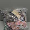 EBYTOP 2023 Old Lady Costume for Kids Granny Dress Halloween Accessories for Girl (Medium(8-10yr), Set1-wh)