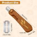 Bread Scoring Tool, suitable for scoring sourdough bread at home, equipped with 10 blade blades (retro color)
