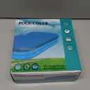 10ft Rectangular Pool Cover 130 in x 82 in Rectangle Inflatable Swimming Pool Cover Dustproof 11 x 7 ft Pools Protector, 340x230 cm cover size, 305x183 cm pool size