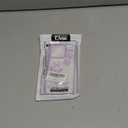 Yeddabox Compatible for iPhone 15 Pro Case Butterfly Cute Phone Case Transparent Full Camera Protection Soft TPU Shockproof Cover for Women Girls - Purple