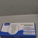 Omples Hinged Knee Brace for Knee Pain, Meniscus Tear Knee Support with Side Stabilizers for Men and Women Patella Knee Brace for Arthritis Pain Running Working Out Black (Large)