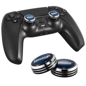 5 x Epindon Cap-Con for PlayStation DualSense/DualSense Edge Wireless Controller(PS5),Blue&Black, 2-PACK