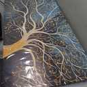 ENTANUB Large Wall Art for Living Room, Teal Gold Tree of Life Picture Wall Decor for Bedroom, Modern Canvas Print Paintings Artwork, Size 30x60 Inches (59L" x 29W")