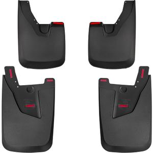 Tecoom Custom Mud Flaps Splash Guards Fit for 2019-2023 Ram 2500/3500 Trucks with OEM Fender Flares(not Power Wagon), Black Front and Rear Mud Guard Set of 4