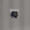 Dog Collar Holder for Tile Mate 2024, 2 Pack Waterproof Silicone Case for cat pet Necklace Dropper, Scratch Resistant Dustproof Cover for Tile Tracker,Black/Blue