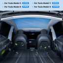10PCS Windshield Sun Shades for Tesla Model X 2016-2024,Front&Rear Side Window Sun Shade Sun Visor Thermal Insulated Shield Privacy Protection for Camping,Napping,and Relaxing