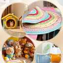 FIVEIZERO 2 Roll Jelly Roll Batting Strip - 2 1/2 Inch Polyester Blend Batting Roll, 70 Yards for Jelly Roll Rugs, Throw Rugs, Braided Rugs, Quilts & Sewing Projects, 1.4mm