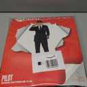 Morph Men's Pilot Costume Men Airplane Outfit Adult Airline Halloween Costumes for Men Pilot Uniform Suit (Large)