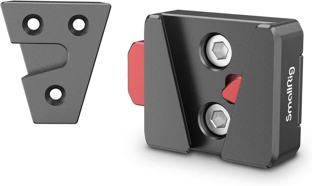 SmallRig Mini V-Lock Assembly Kit, V Mount Battery Plate, Quick Release Set with 1/4"-20 Threaded Holes- MD2801B
