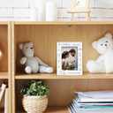 Wedding Picture Frame 4x6, Engagement Wooden Picture Frame, Wedding Engagement Gifts for Couples Newlyweds Bride Groom, Love Honor Cherish Decorative Photo Frames for Table Desk Decor