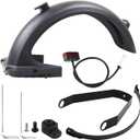 Rear Fender Accessories Includes Rear Fender + Bracket + LED Taillight Compatible with Segway Ninebot Max G30 / Max G30 E/LP Electric Scooter Accessories