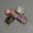 Jutom 104 Pcs Self Adhesive Chenille Letter Patches Letter Patches Chenille Stick on Embroidered Patch for Clothing Jackets Backpacks Hats(Classic,Black, White, Purple, Pink)