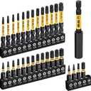 Impact Torx Bit Set 31PCS (T5 T6, TT7-TT40), 1 2 S2 Steel Security Torx, Tamper Proof Star Bit Set with Magnetic CNC Machined Tips, Impact Screwdriver Bits with Bit Holder Storage Case