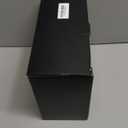 11.4 Inch Extra Large Makeup Bag with LED Lighted Mirror Leather Cosmetic Train Case Light up Mirror Portable Makeup Artist Storage Bag with Dividers Makeup Brush Holder Vanity Black