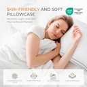 SweetNight Bed Pillows Queen Size Set of 2, Fluffy Luxury Hotel Pillows Collection Gusseted for Neck and Shoulder, Side Back Stomach Sleeper Pillow, Cozy Night 18"X28"