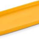 Simple Style Ceramic Sink Tray - Bathroom and Kitchen Cosmetics Dish, Candle and Perfume Tray (Yellow)