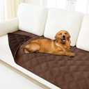Smiry Waterproof Dog Bed Cover Blanket 30x70, Soft Reversible Pet Blanket, Washable Leakproof Cats Dogs Couch Cover for Sofa, Couch, Furniture, Brown/Chocolate