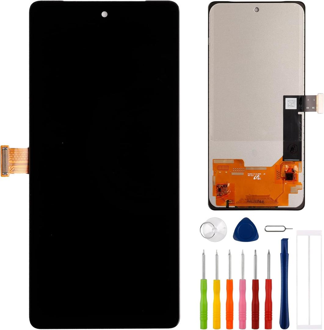 TFT Display Compatible with Google Pixel 7 GVU6C GQML3 6.3" inch LCD Screen Display Digitizer Assembly with Free Tools(No Fingerprint Support)